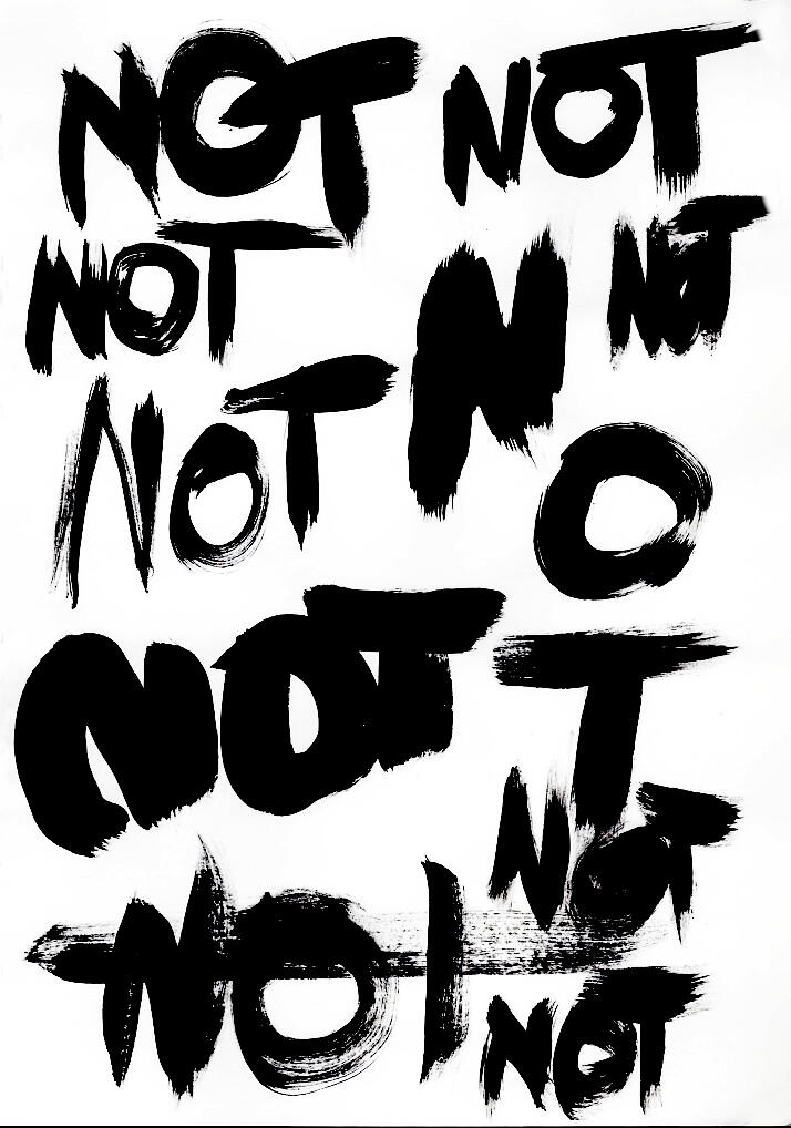 acrylic "not" tests cont.