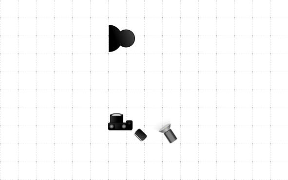 lighting diagrams: 10’ grid on strobe with zoom reflector