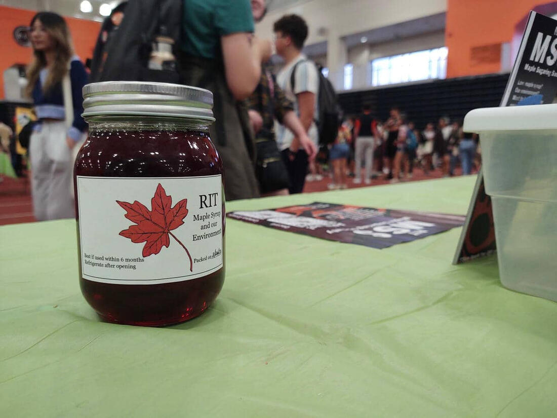 one of our syrup jars pre-branding