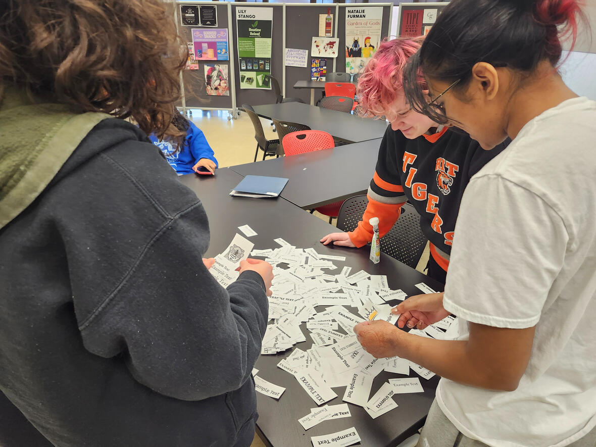type and image activity