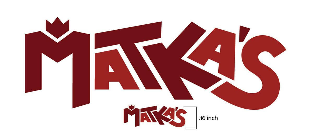 minimum size of logo displayed