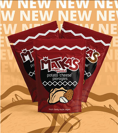 &#39;cheese&#39; + potato pierogi instagram announcement