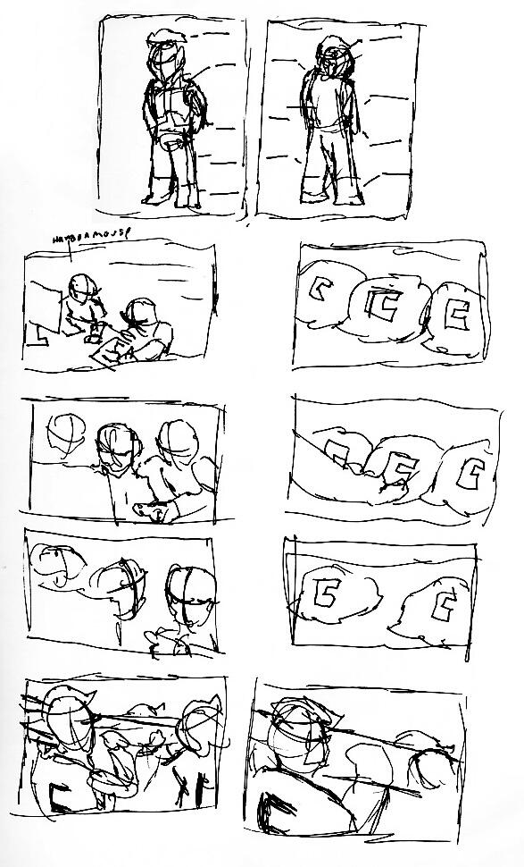 compositional sketches photo + video cont.