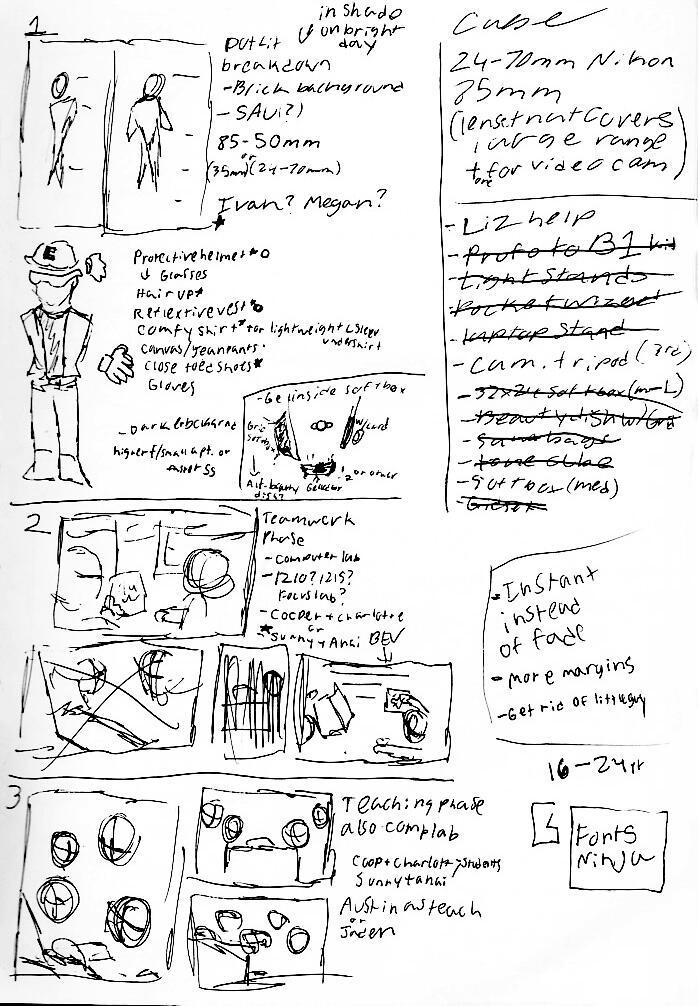 photo comps and planning