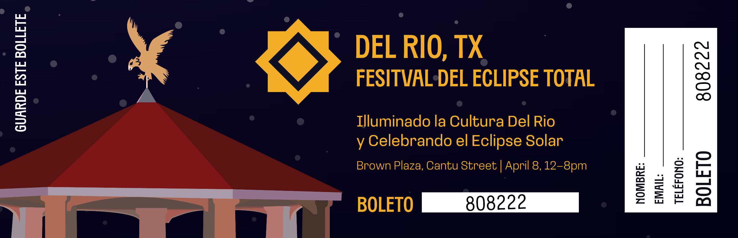 spanish event ticket