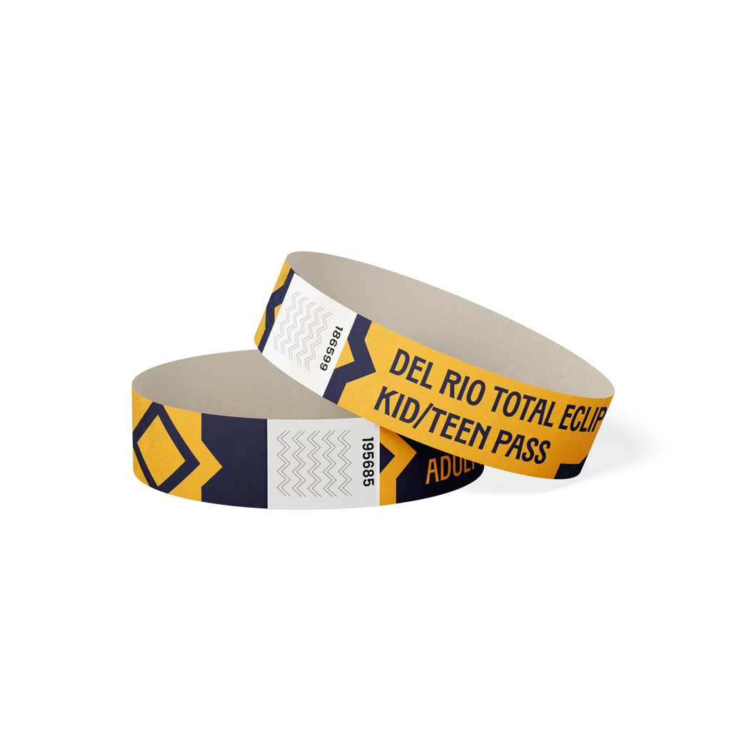 event adult/kid wristbands